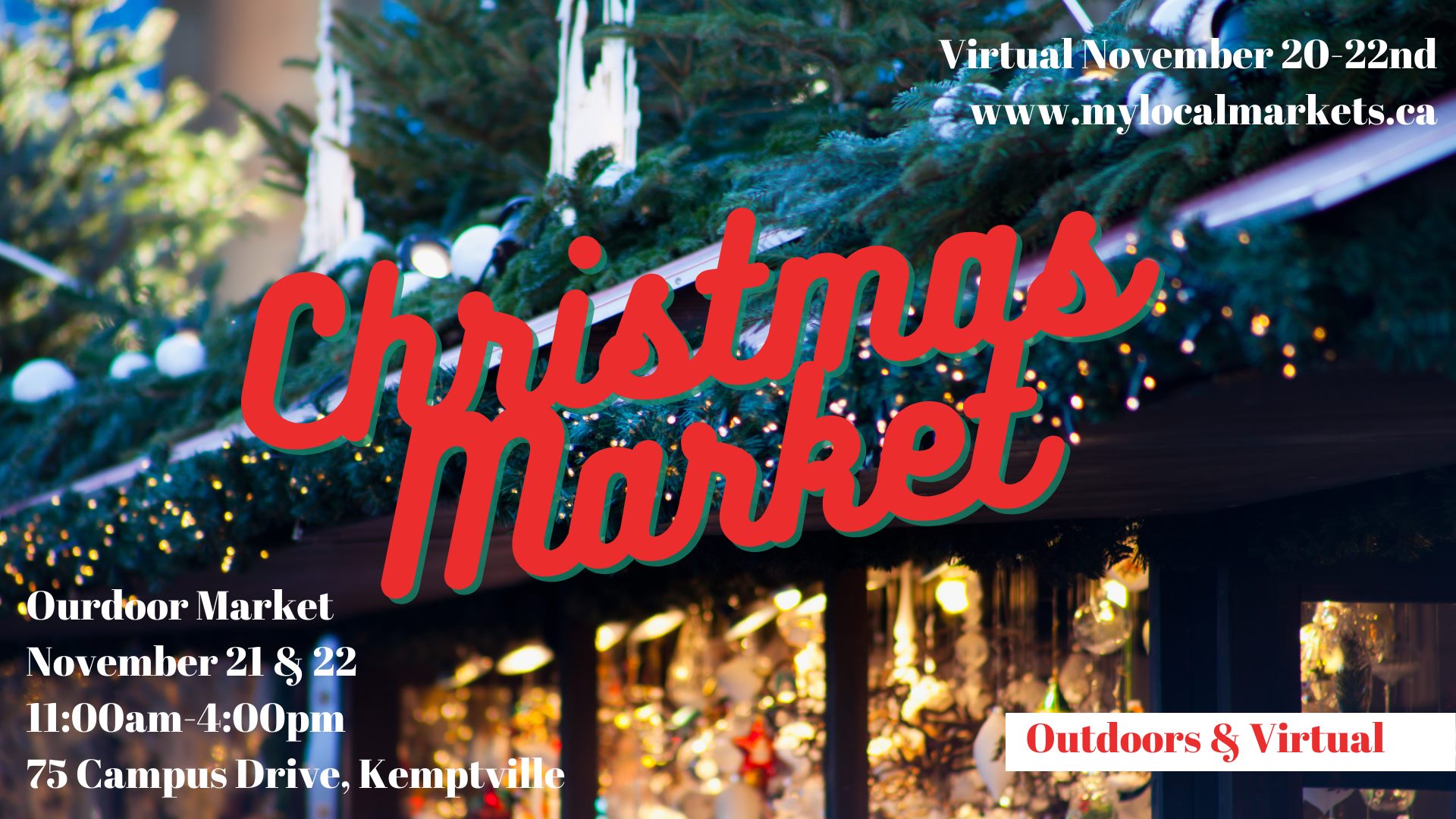 My Local Market Outdoor Christmas Market